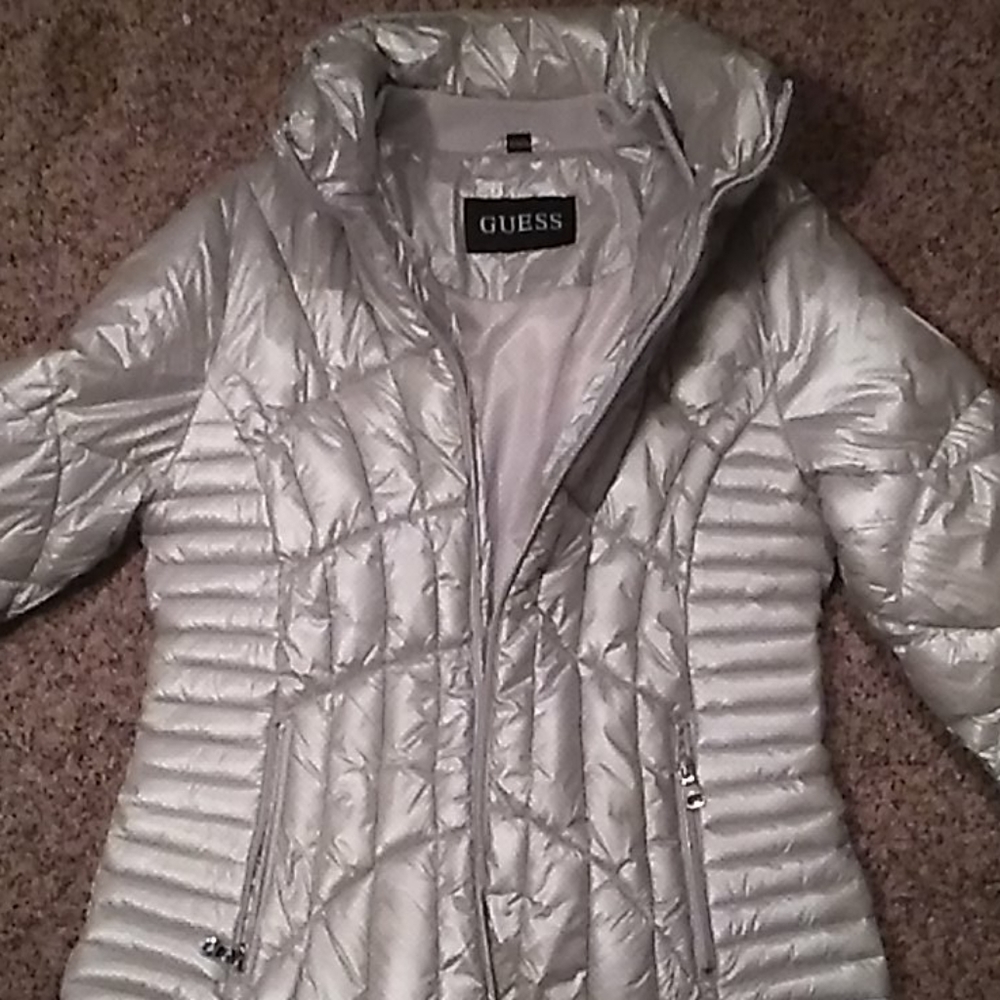 Guess silver jacket